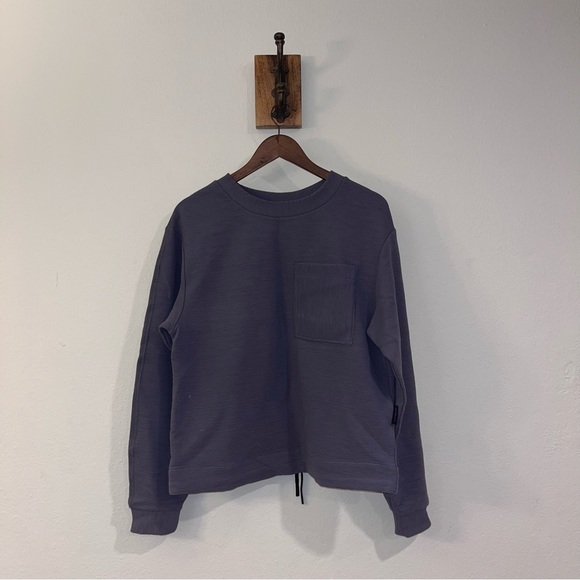 Varley Hewitt Top in deepest slate size small - Picture 3 of 7